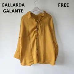 GALLARDA GALANTE バックリボン ワイドスリーブ マスタードのサムネイル
