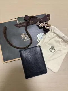 【新品未使用】IL BISONTE カードケース(※ギフトラッピング付）