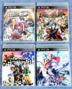 PS3 RPGソフト 4本セット 「閃の軌跡」など