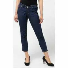 ヤヌーク パトリシアアンクルデニムパンツ 24インチ YANUK