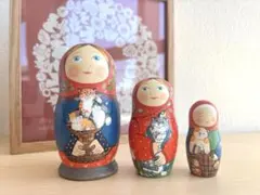 エレーナドミトリエワさん作 起き上がりこぼし マトリョーシカ 人形を