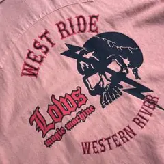 ウエストライド　WEST RIDE ボーリングシャツ　ワークシャツ　Lサイズ