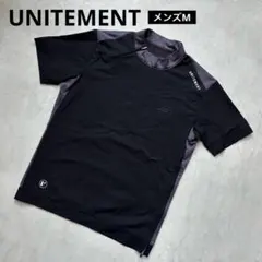 【美品】UNITEMENT ユナイトメント モックネック半袖シャツ 接触冷感 M