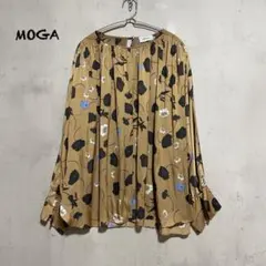 良品　MOGA モガ　 ポピープリント　ブラウス　チュニックのサムネイル