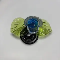 琉球ガラス ワイヤー入り 花 オブジェ ガラス細工 沖縄ガラス 花飾り