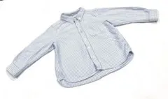 【無印良品】ストライプ 長袖シャツ 100cm