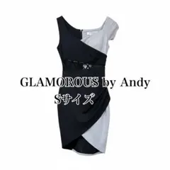 GLAMOROUS by Andy アシンメトリードレス Sサイズ