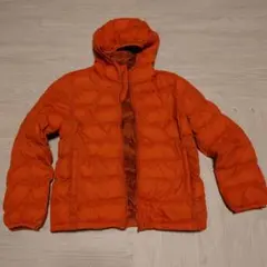 150 UNIQLO オレンジ 中綿ジャケット