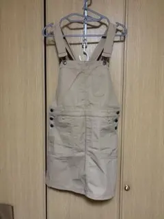 ブラウニースタンダード WEGO ジャンパースカート ベージデニムサロペット