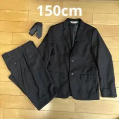 H&Mブラックスーツ ネクタイ付き
