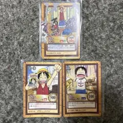 ワンピーベリーマッチダブル メモリアルクルーカード ルフィ