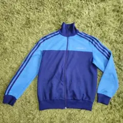 アディダス トラックジャケット 紺水 オールドデザイン 90sビンテージ