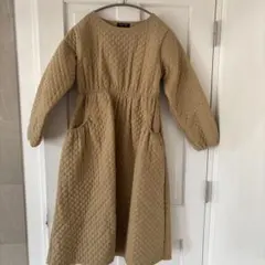 Sugar Mist キルティングロングワンピース ベージュ