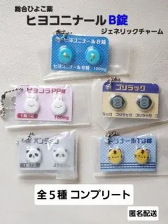 ヒヨコニナールB錠　ジェネリックチャーム　コンプリート　ガチャ　匿名配送