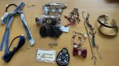 アクセサリー　まとめ売り　ブレスレット、ネックレス、バレッタ等
