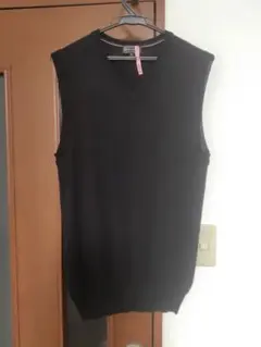 2着セット ニットベスト&カーディガン サイズLクリーニング済