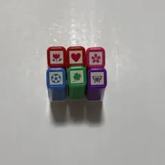 スタンプ6個セット　スケジュール・手帳用こどものかお