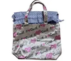 Cecil McBee ロゴ ハート柄 巾着トートバッグのサムネイル