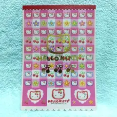 サンリオ　キティちゃん　シール付きメモ帳　便箋　平成レトロ　レア　さくらんぼ