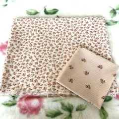 【送料込】花柄生地 2枚セット