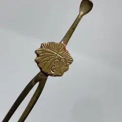本鼈甲 簪 かんざし ドット 水玉 和装 着物 髪飾り アンティーク ん5 