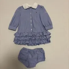 Ralph Lauren フリル付きワンピース 12M