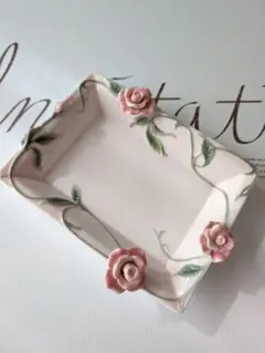 薔薇 バラ ローズ 花 トレイ