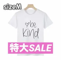 夏服セール Mサイズ Tシャツ ホワイト 白 半袖 ロゴ 英字ロゴ レディース