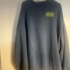 kutirプリント グレー トレーナー