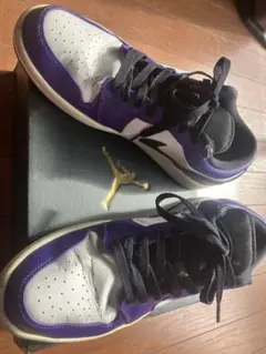 NIKEエアジョーダン1 LOW コートパープル　28cm