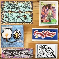 ② グラフィティー ステッカー 6枚セット graffiti グラフィティ