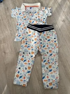 ポロシャツ　ロングパンツ　セットアップ