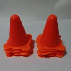 オレンジ トレーニングコーン 複数個セット
