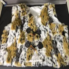 ヒョウ柄　ファーベスト