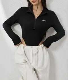 ボディースーツ型　長袖トップス