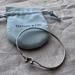廃盤！vintage tiffany フック&アイ ブレスレットk18 925 - メルカリ