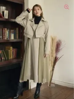 新品未使用　ランティナム　2piece Dress Trench Coat