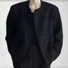 alude ノーカラージャケット