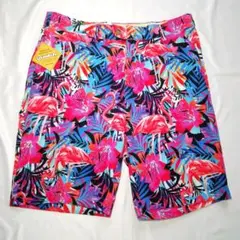 【未使用】LOUDMOUTH ラウドマウス ショーツ 総柄 メンズM ゴルフ