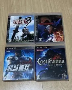 ps3ソフト まとめ売り DMC4 侍道3 キャッスルヴァニア 北斗無双