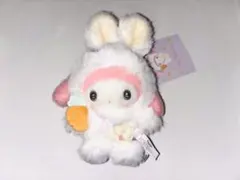 美樂蒂 蓬鬆耳朵兔子會吉祥物吊飾 Sanrio
