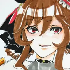ウマ娘 ジェンティルドンナ ファンアート 手描きイラスト アナログ 原画
