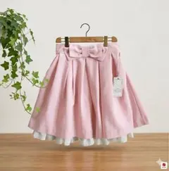 【新品タグ付き】Nohea ピンク プリーツフレアスカート Mサイズ