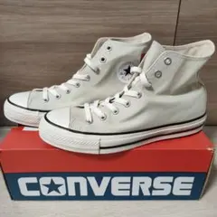 新品未使用27.0cmコンバースALL STARハイカット クリーム色、薄グレー