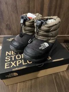 THE NORTH FACE キッズ冬用ブーツ カーキ・ブラック