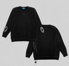 CODE47L - ビッグシルエット スウェットBLACK