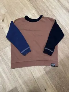 Daisuki Wear カラーブロック トレーナー 100cm