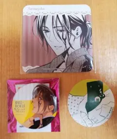 妖狐×僕SS 藤原ここあ カフェ コースター ステッカー 缶バッジ 反ノ塚連勝