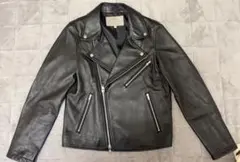 ユナイテッドアローズ　ア　デイインザライフ　ダブルライダースジャケット　羊革