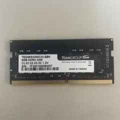 TEAMGROUP DDR4 3200ノートパソコン用動作確認済みです。